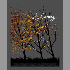S. Carey: Winter Tour Poster, 2010 Forsman